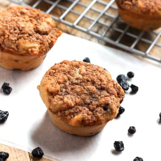 Gluten Free Lemon Blueberry Muffins