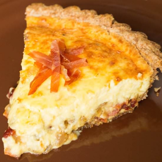 Bacon Lover’s Duck Egg Quiche