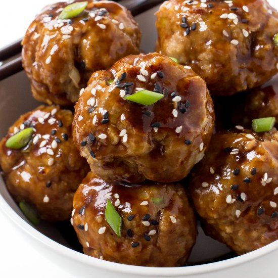 Asian Turkey Meatballs