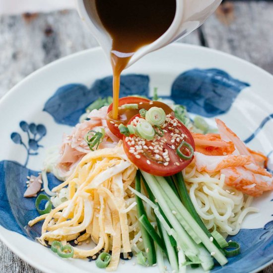 Hiyashi Chuka : Cold Ramen Salad