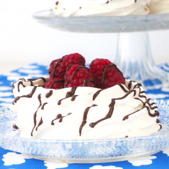 Meringue Nests with Mousse