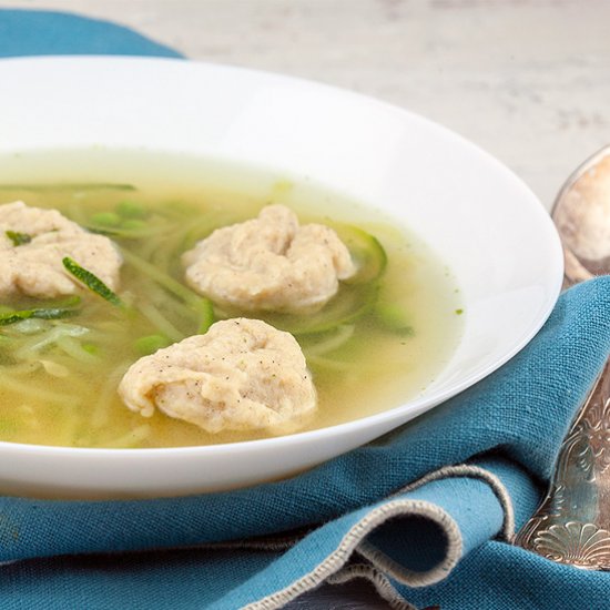 Vegetable Soup with Spelt Dumplings