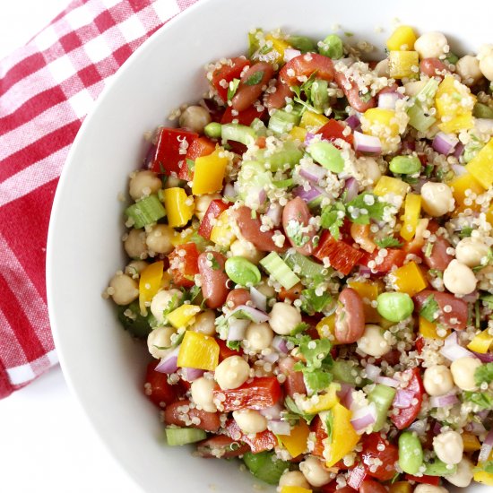 3 Bean Quinoa Salad