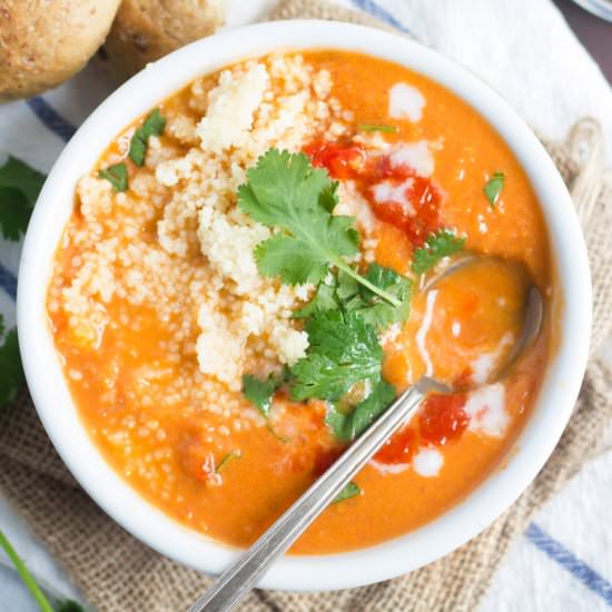 Spicy Roasted Tomato Soup