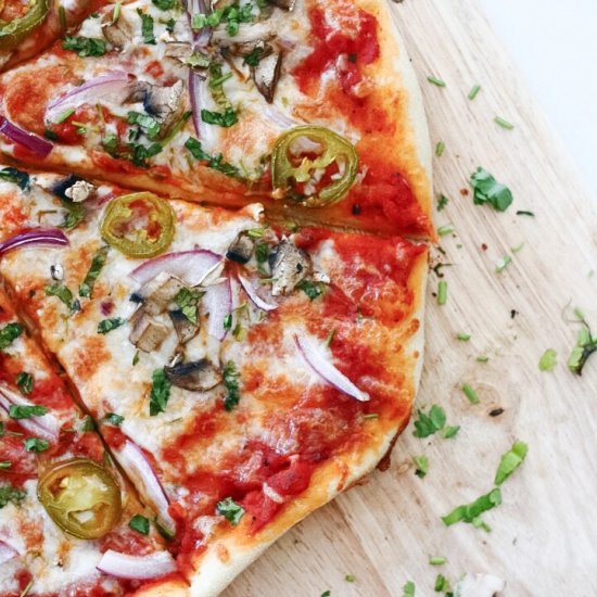 Simple Vegetarian Pizza