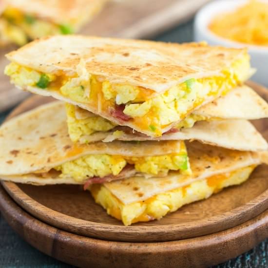 Easy Breakfast Quesadillas