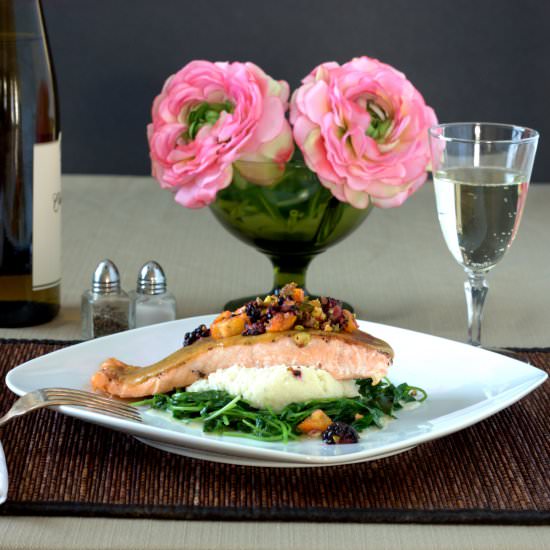 Apricot Ginger Salmon