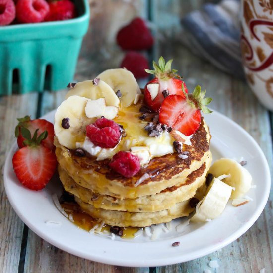 Coconut Flour Pancakes For One