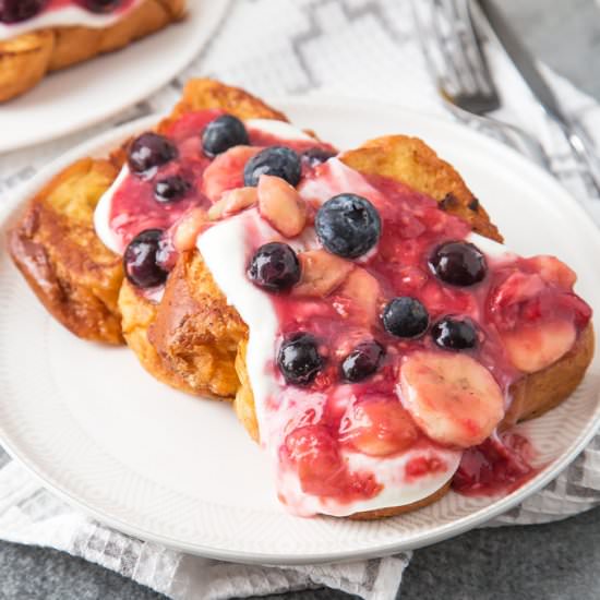 Banana Berry French Toast