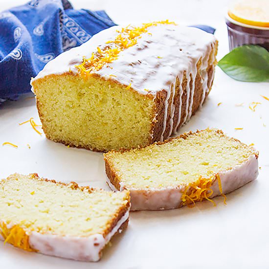 Orange Sour Cream Loaf Cake