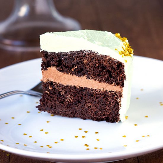 Chocolate Espresso Sourdough Cake