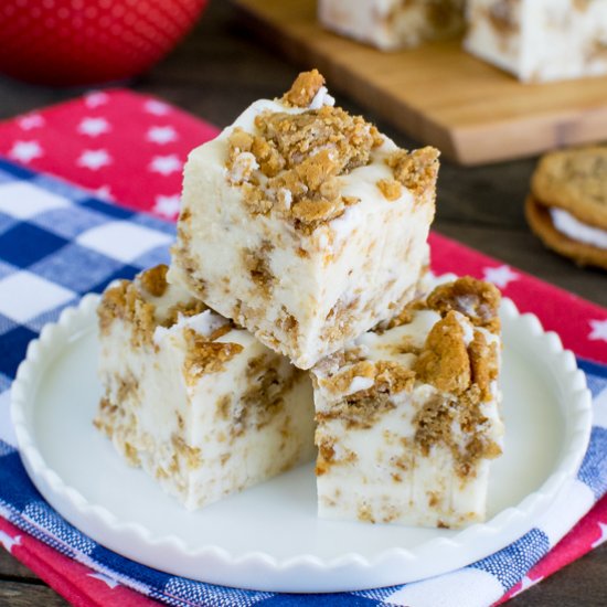 White Chocolate Oatmeal Creme Fudge