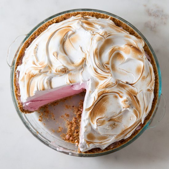 Baked Alaska Ice Cream Pie