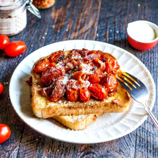 Tomato Bacon French Toast