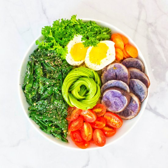 Rainbow Sesame Bowl