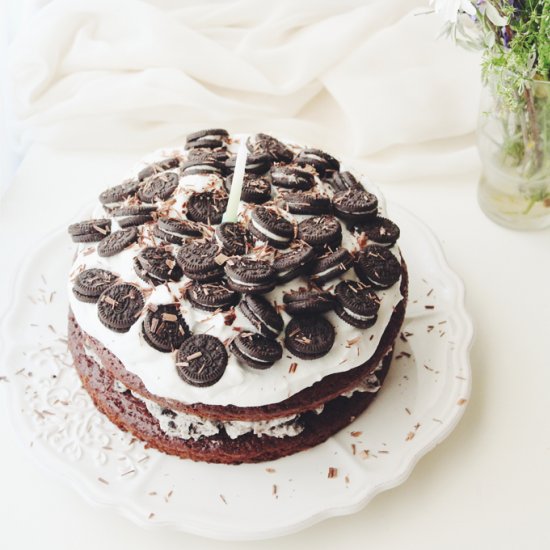 Cookies and Cream Layer Cake