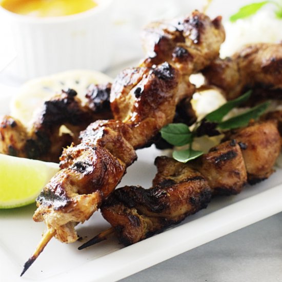 Lemongrass Chicken Satay