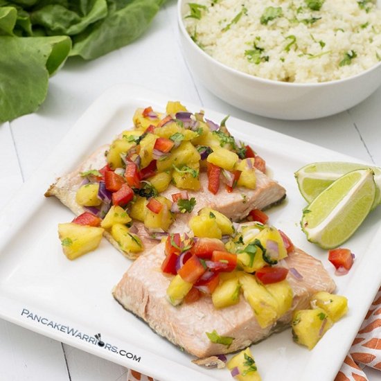 Mango Salsa Salmon