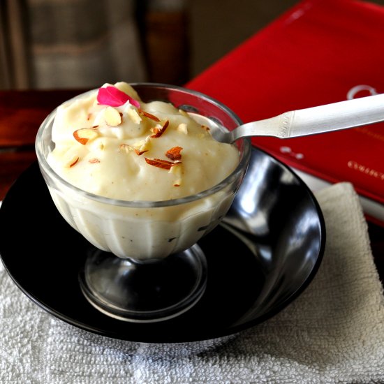 Dry fruits and kesar Srikhand