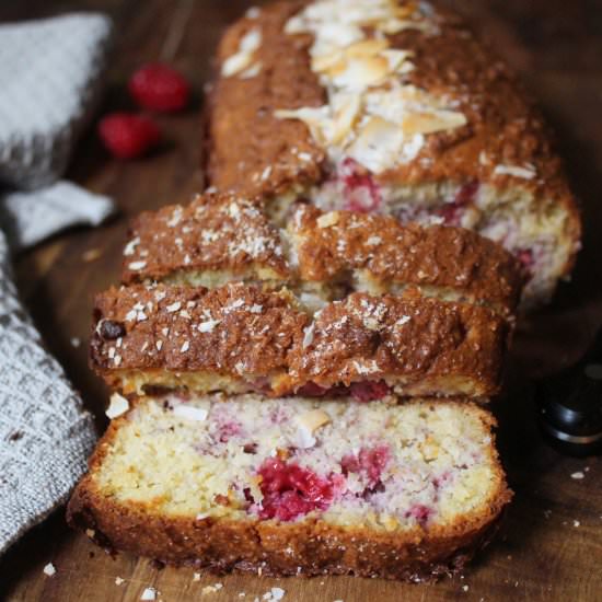 Raspberry Coconut Bread.