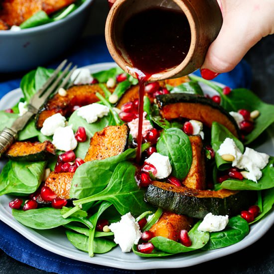 Roasted Kabocha Squash Salad