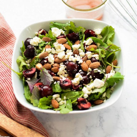 Supergreens Salad with Cherries