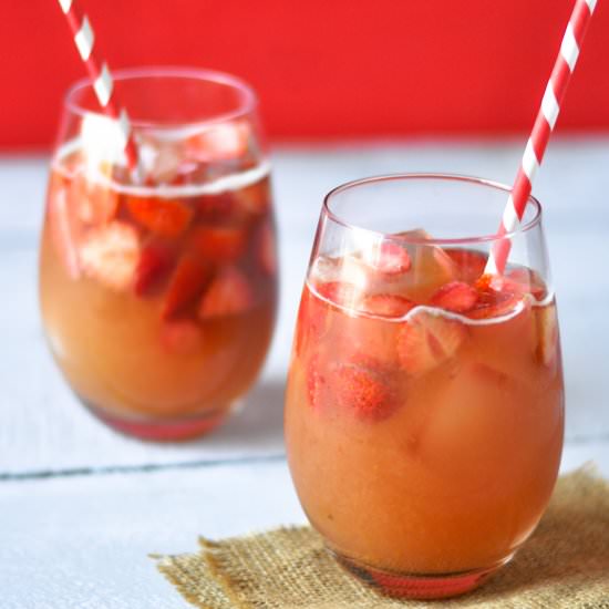 Strawberry Rhubarb Sangria