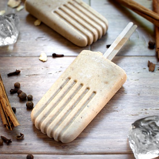 Vegan Coconut Chai Freezer Pops