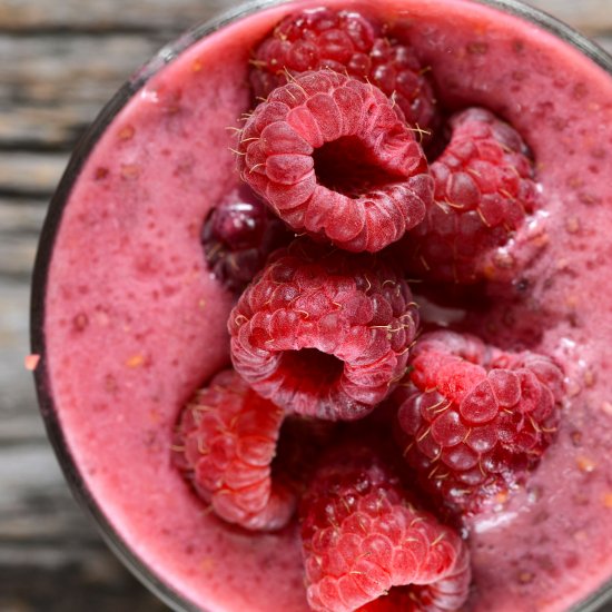 Raspberry Chia Seed Pudding