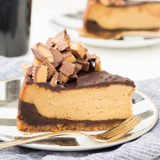 Chocolate Peanut Butter Cheesecake