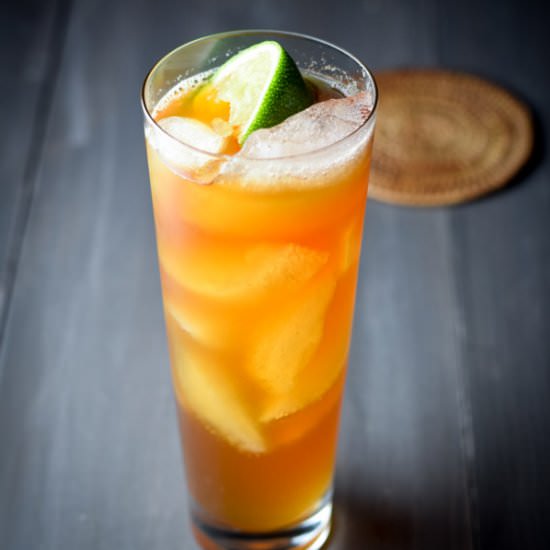 Dark and Stormy Cocktail