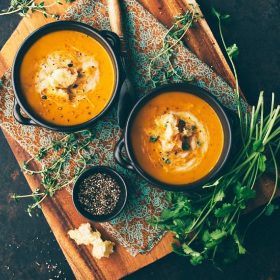 Spiced Carrot Ginger Soup