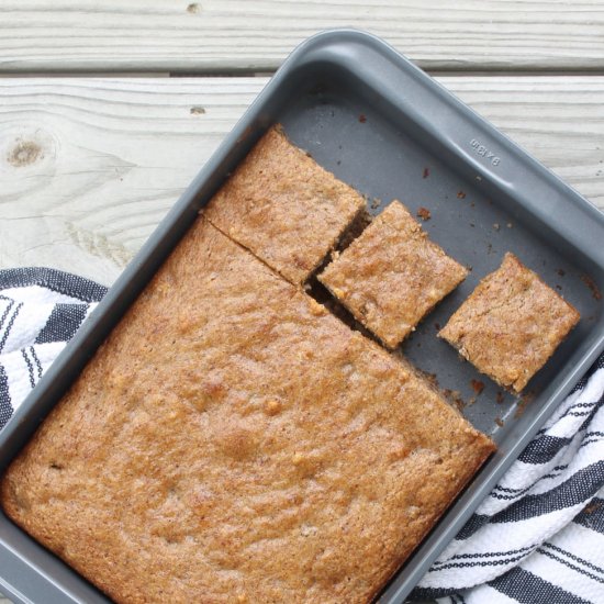 Healthier Vegan Banana Cake