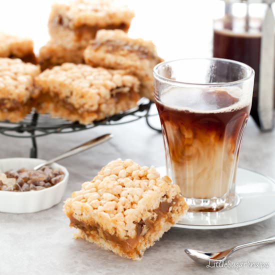 Salted Caramel Pecan Krispie Treats