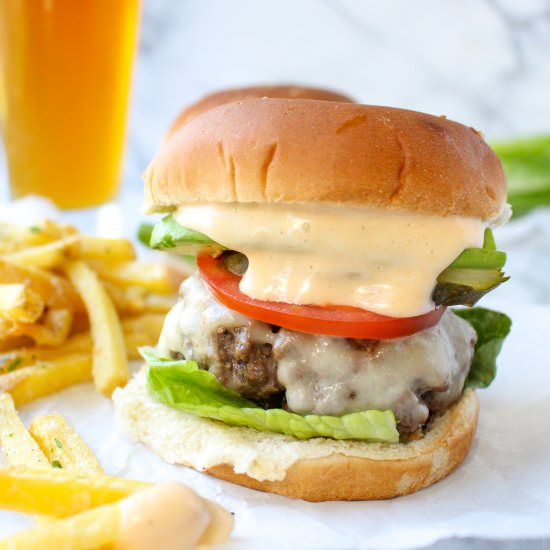 Short Rib Cheeseburgers