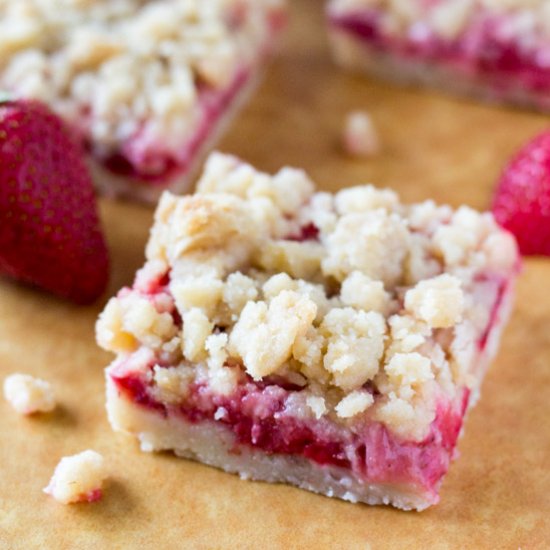 Strawberry Crumb Bars