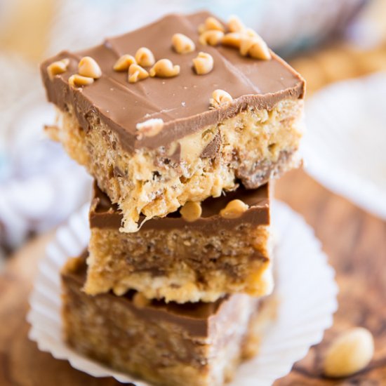 Peanut Butter Chocolate Rice Krispies Treats