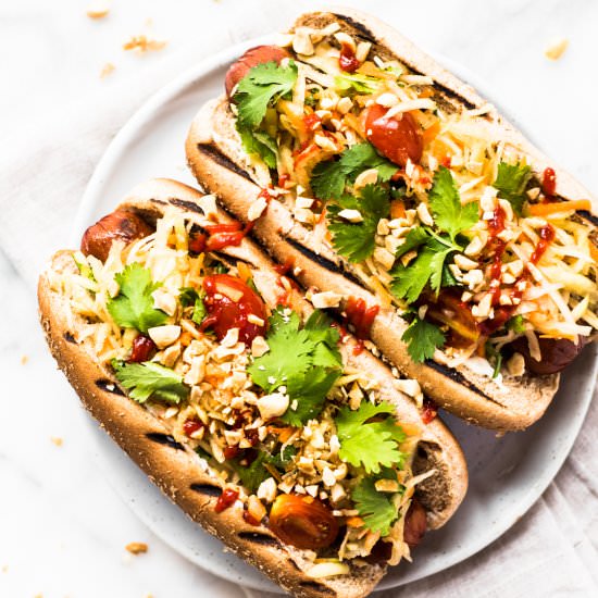 Thai Style Hot Dogs