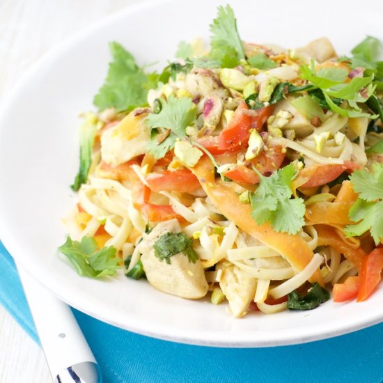 Coco-Lemongrass Chicken Noodles