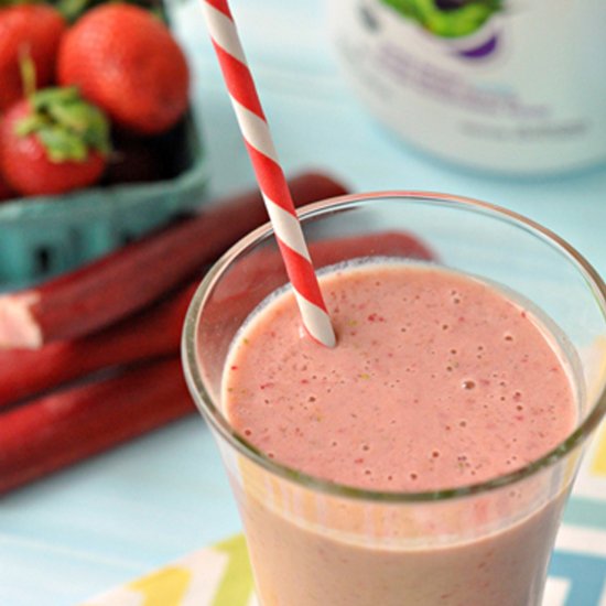 Strawberry Rhubarb Smoothie