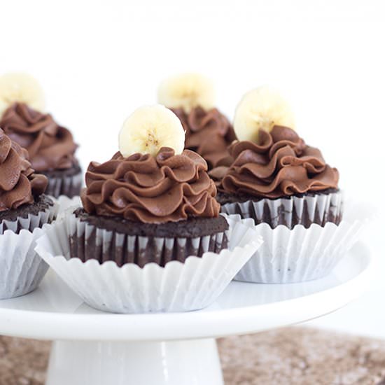 Chocolate Banana Cupcakes