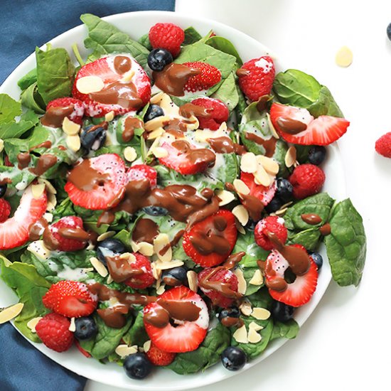 Three Berry Salad with Poppy Seed Dressing