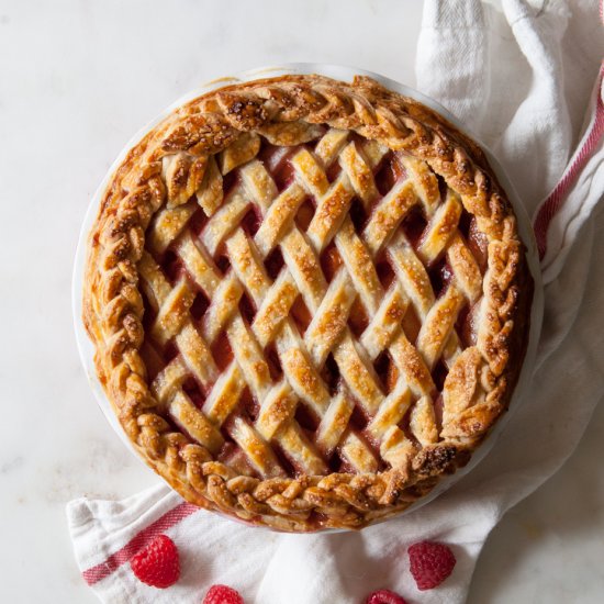 Apricot Raspberry Pie