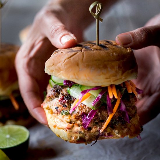 Thai Turkey Burgers