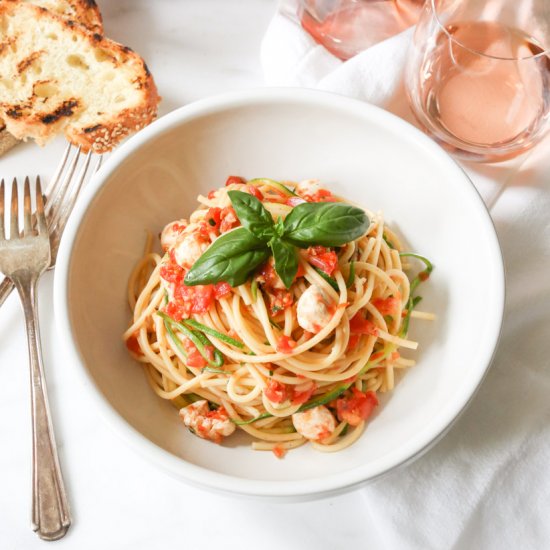 Spaghetti with Cherry Tomato Sauce