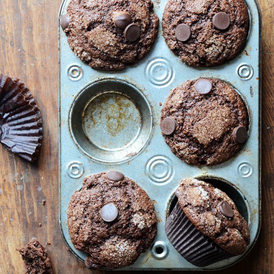 MexicanTriple Chocolate Muffins