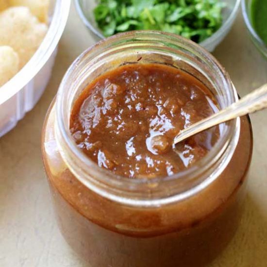 Dates Tamarind chutney for chaat