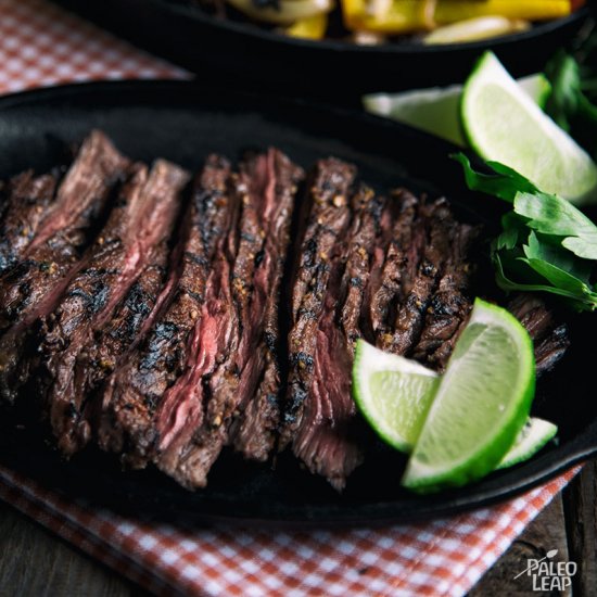 Carne Asada w/ Portobello & Peppers