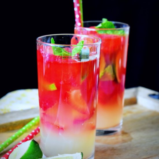 Virgin Strawberries Mojito