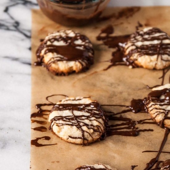 Chocolate Covered Vegan Shortbread